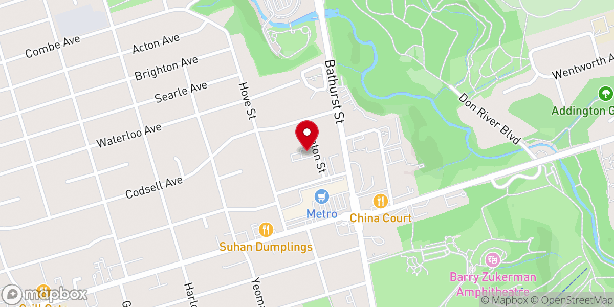 Map showing location of Lodzer Centre Congregation