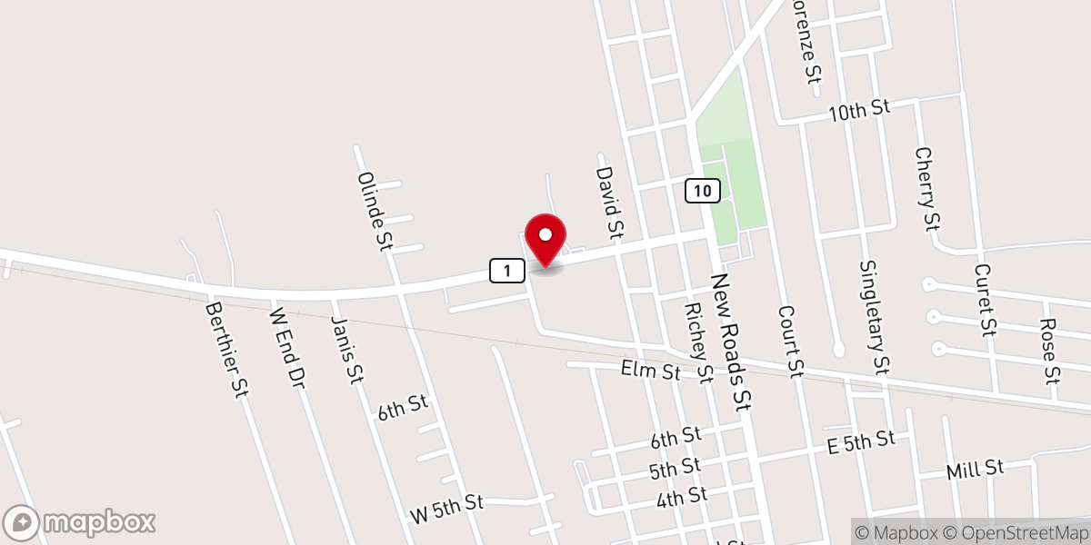 Map showing location of Jerusalem Full Gospel Church