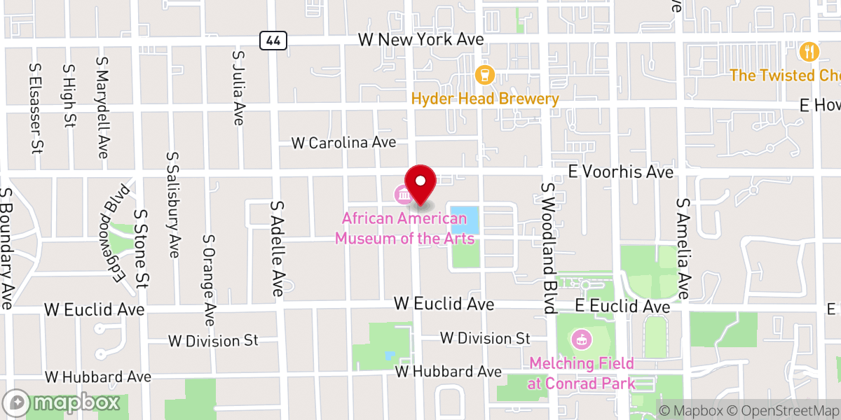 Map showing location of Greater Bethlehem Baptist Church