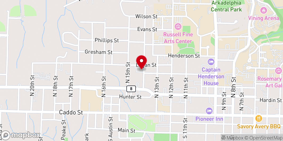 Map showing location of St Mary's Catholic Church