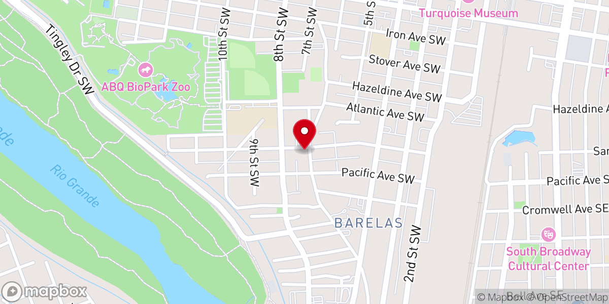 Map showing location of Holy Spirit Cathedral