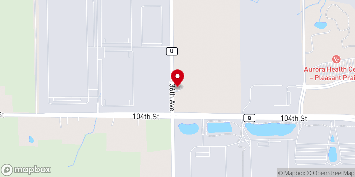 Map showing location of Wesley Chapel United Methodist Church