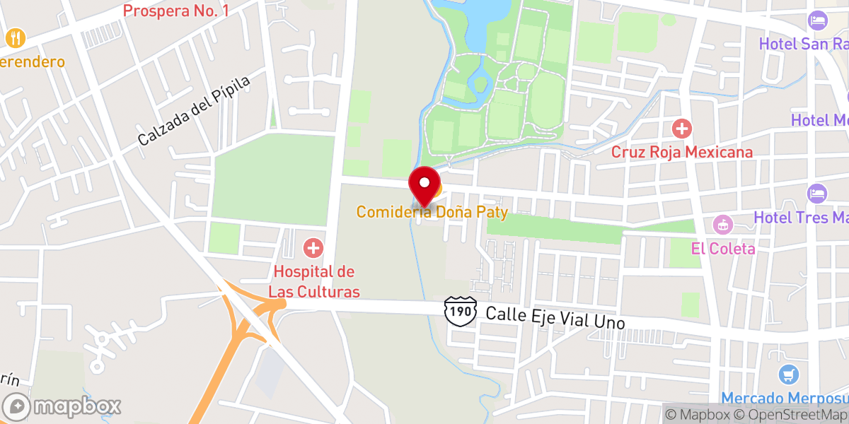 Map showing location of Iglesia Bautista Fundamental Independiente Peniel