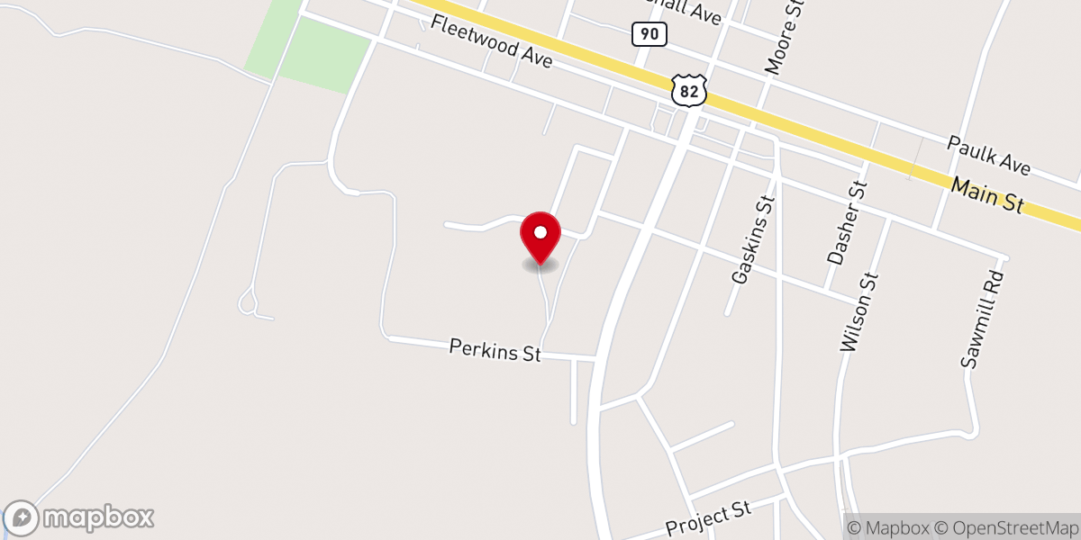 Map showing location of St Paul Ame Church