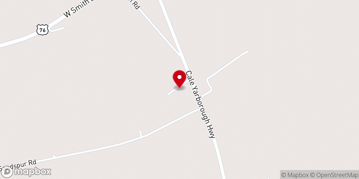 Map showing location of Deliverance Tabernacle Church