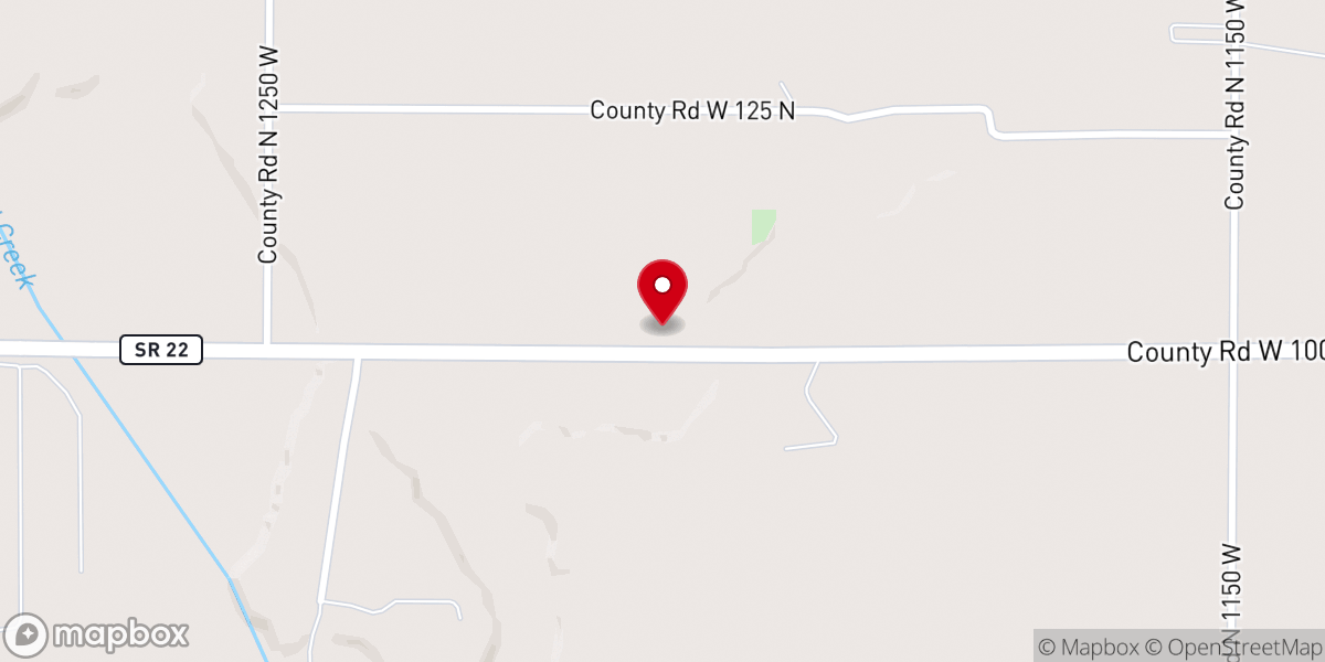 Map showing location of Hillside Missionary Baptist Church