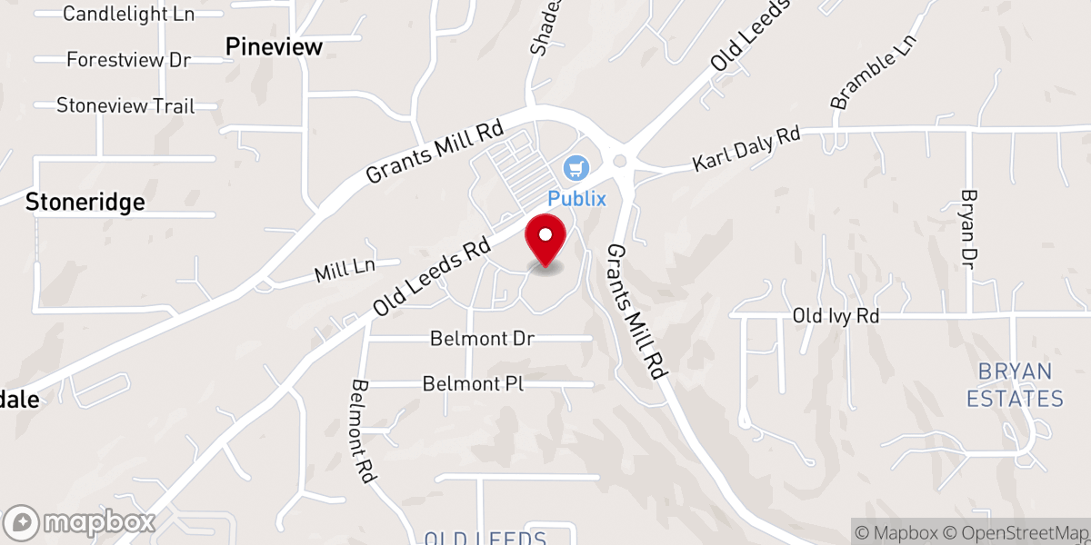 Map showing location of Eternal Word Television Network
