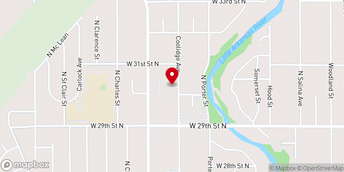 Map showing location of Pleasant Valley Baptist Church