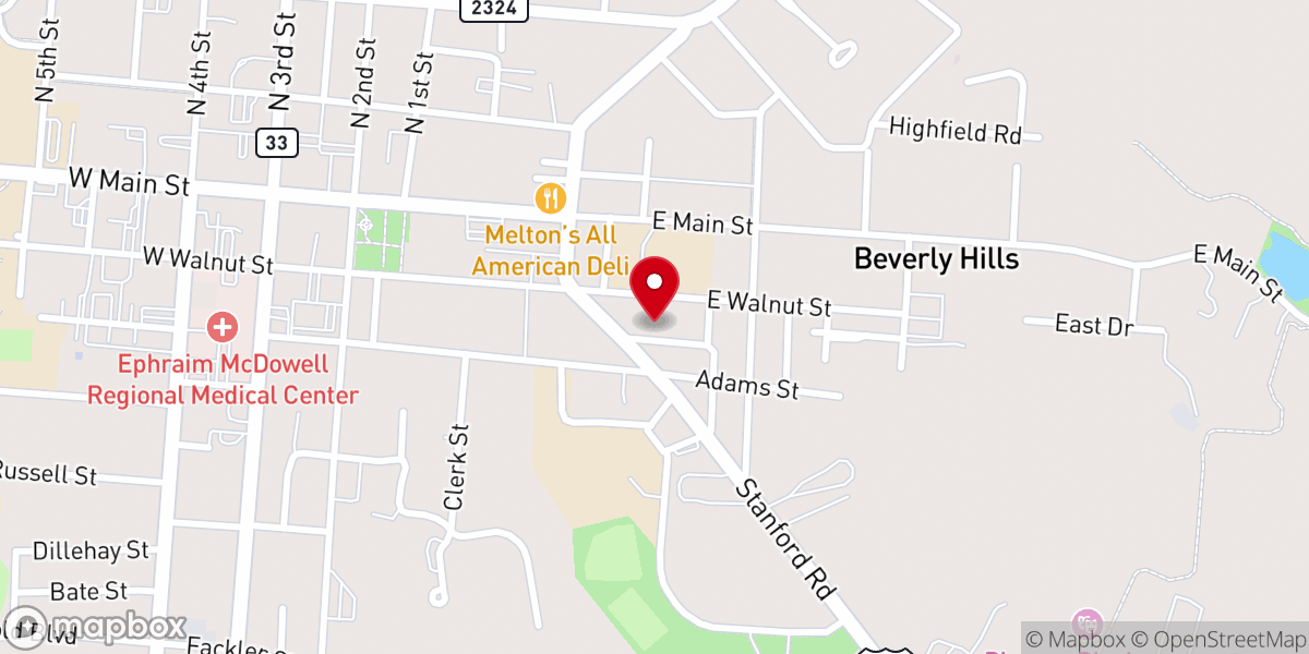 Map showing location of New Life PCG