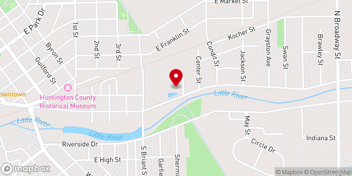 Map showing location of Cafe of Hope