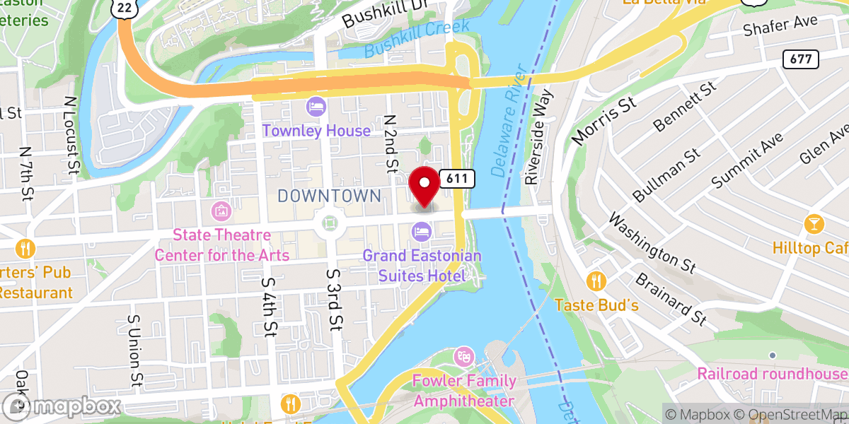 Map showing location of Apostolic Refuge Temple