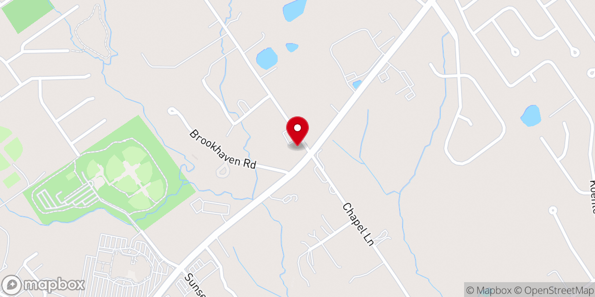 Map showing location of Jacobs Chapel United Methodist Church