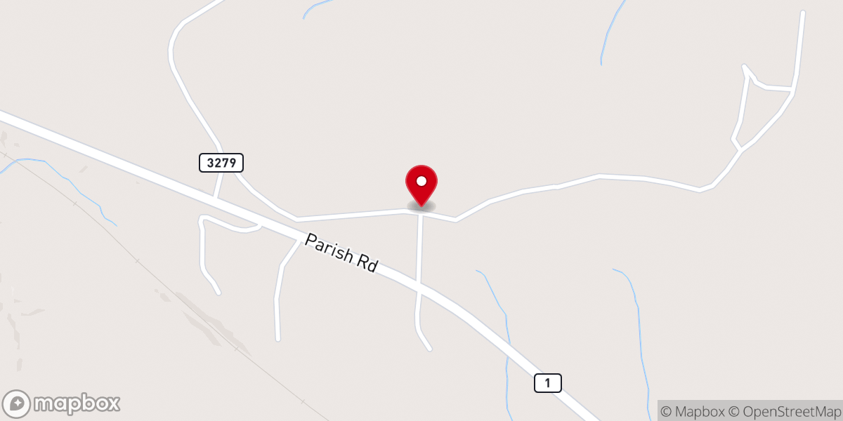 Map showing location of Lena United Pentecostal Church