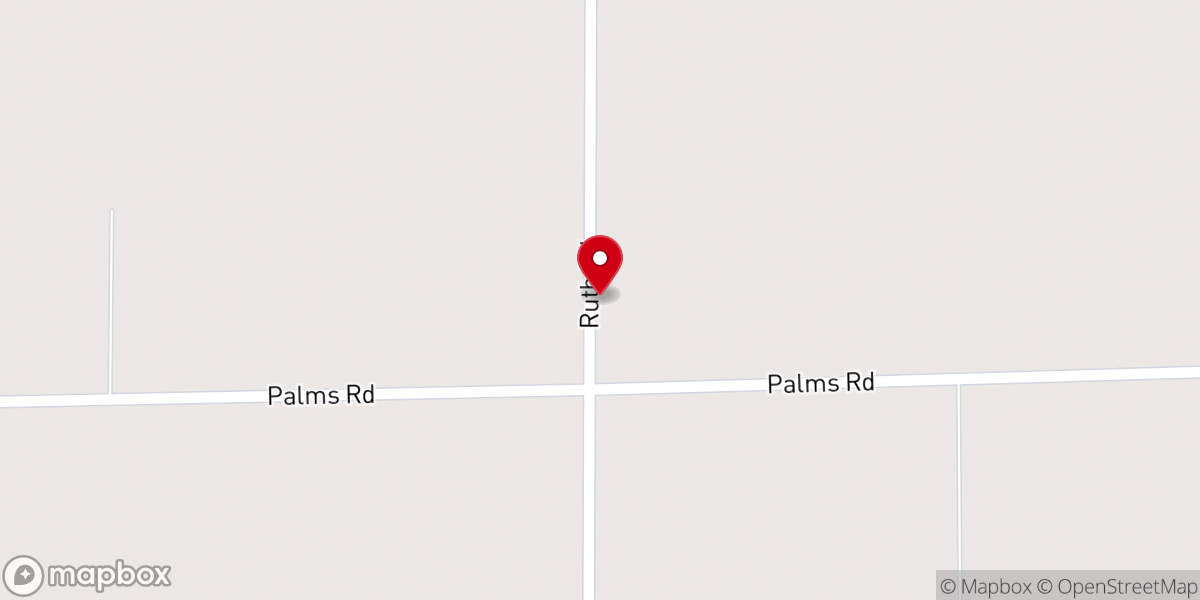 Map showing location of St John's Lutheran Church