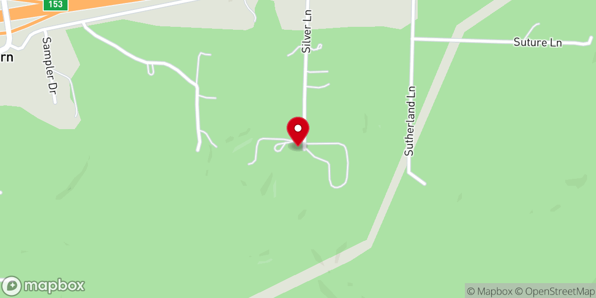 Map showing location of Spearhead Church