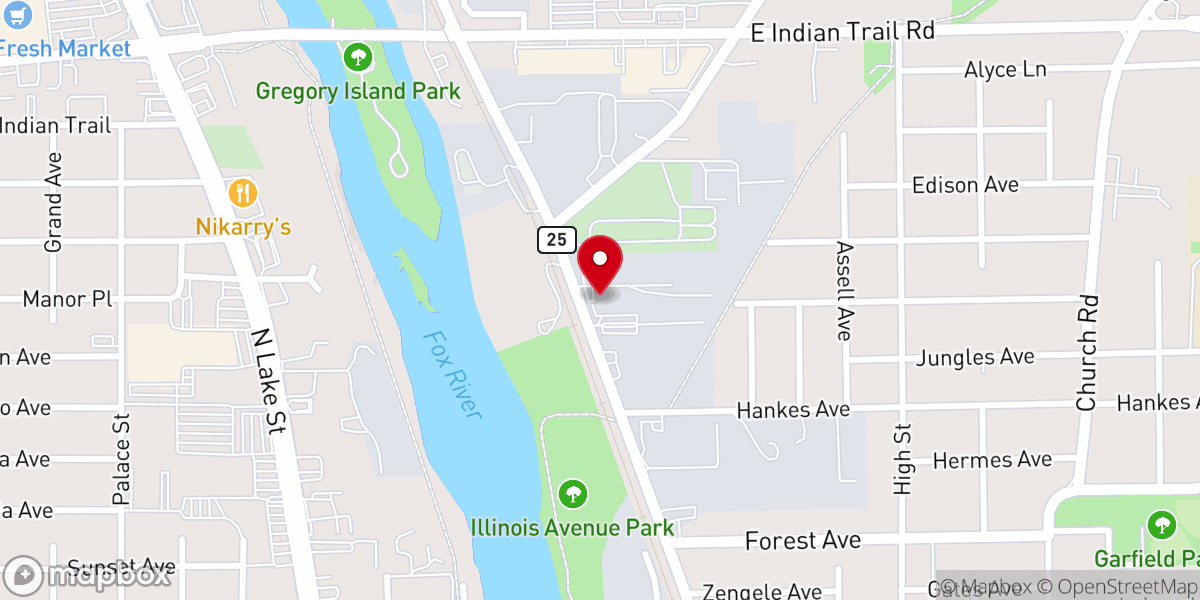 Map showing location of Exalted Word Ministry