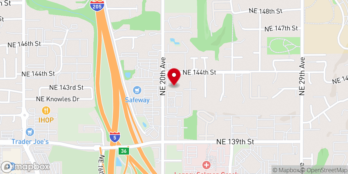 Map showing location of Generations Church