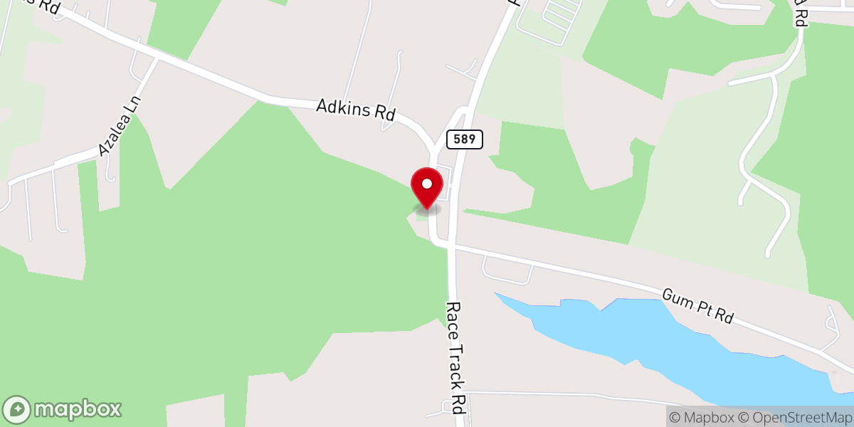 Map showing location of Taylorville United Methodist Church