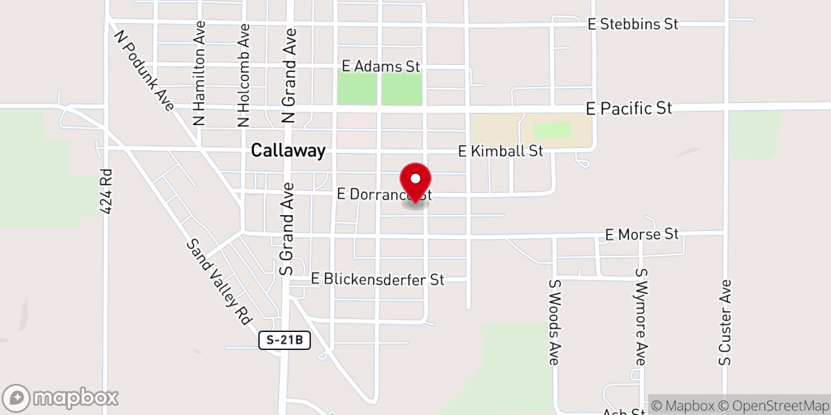 Map showing location of St Boniface Catholic Church