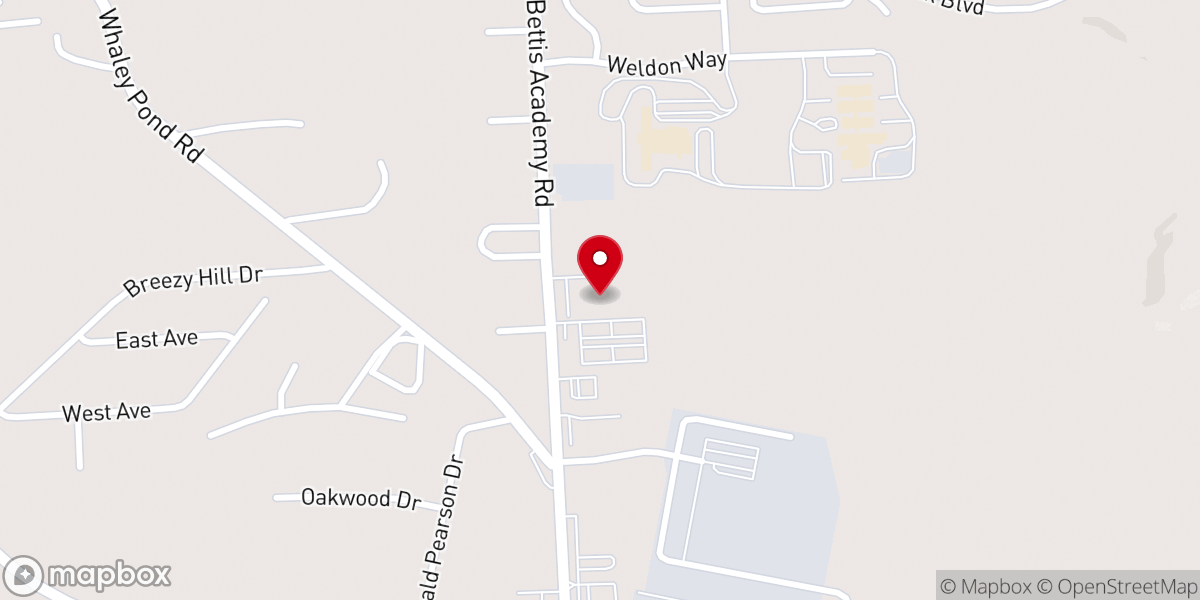 Map showing location of Graniteville Community Church