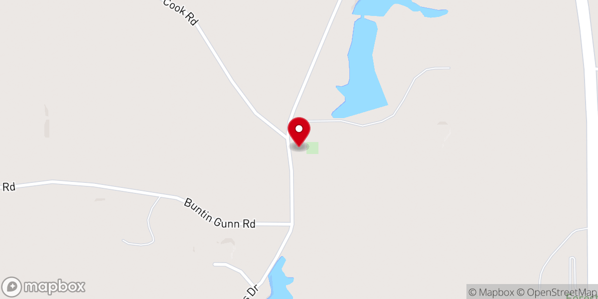 Map showing location of Prospect Presbyterian Church