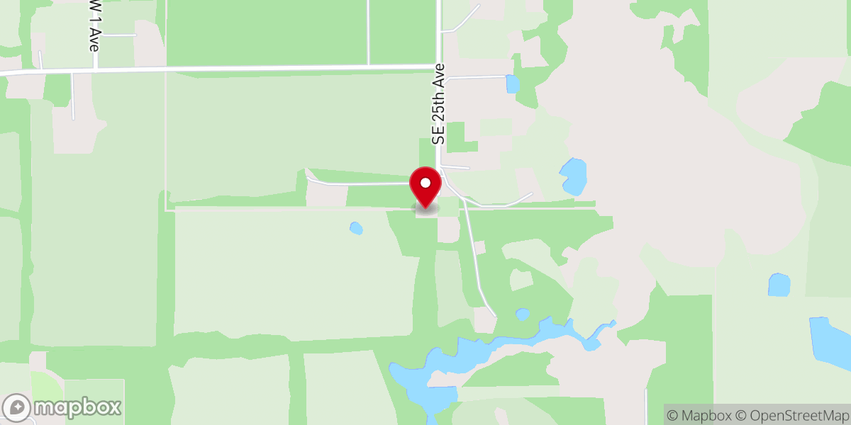 Map showing location of Shady Grove Primitive Baptist Church