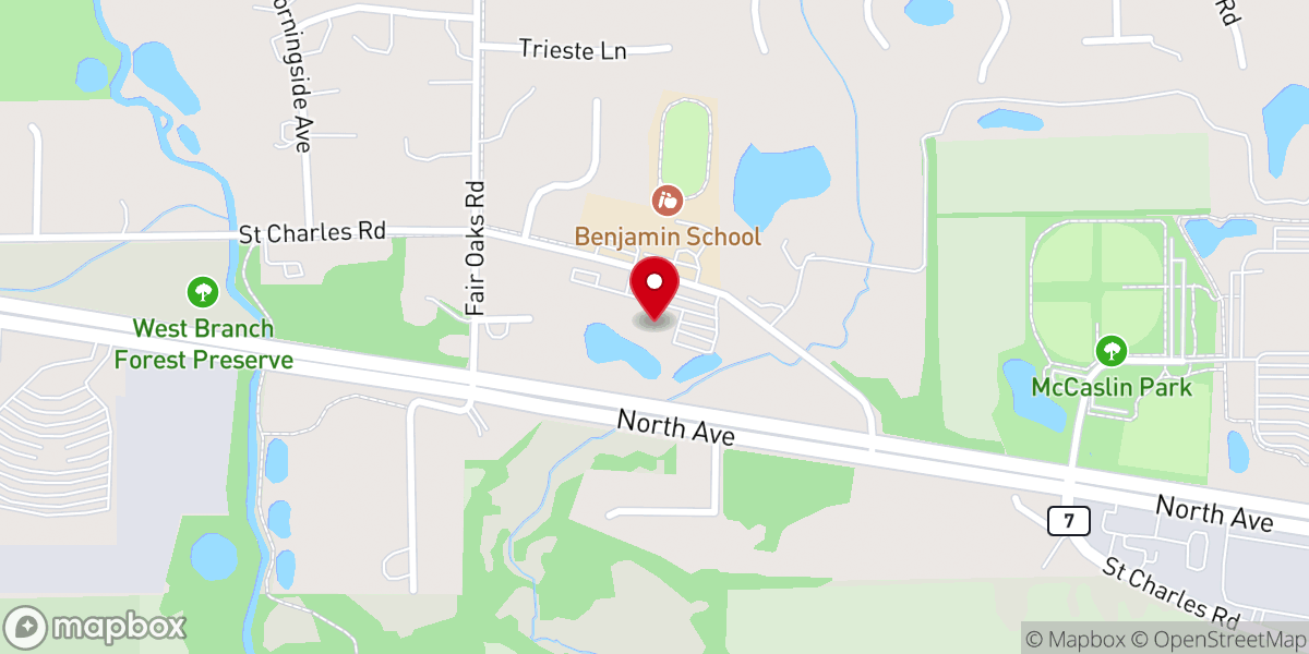 Map showing location of Christs Fellowship Church
