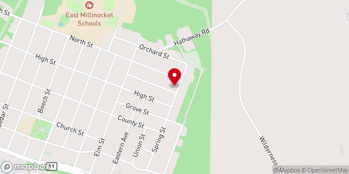 Map showing location of Living Hope Church of the Nazarene