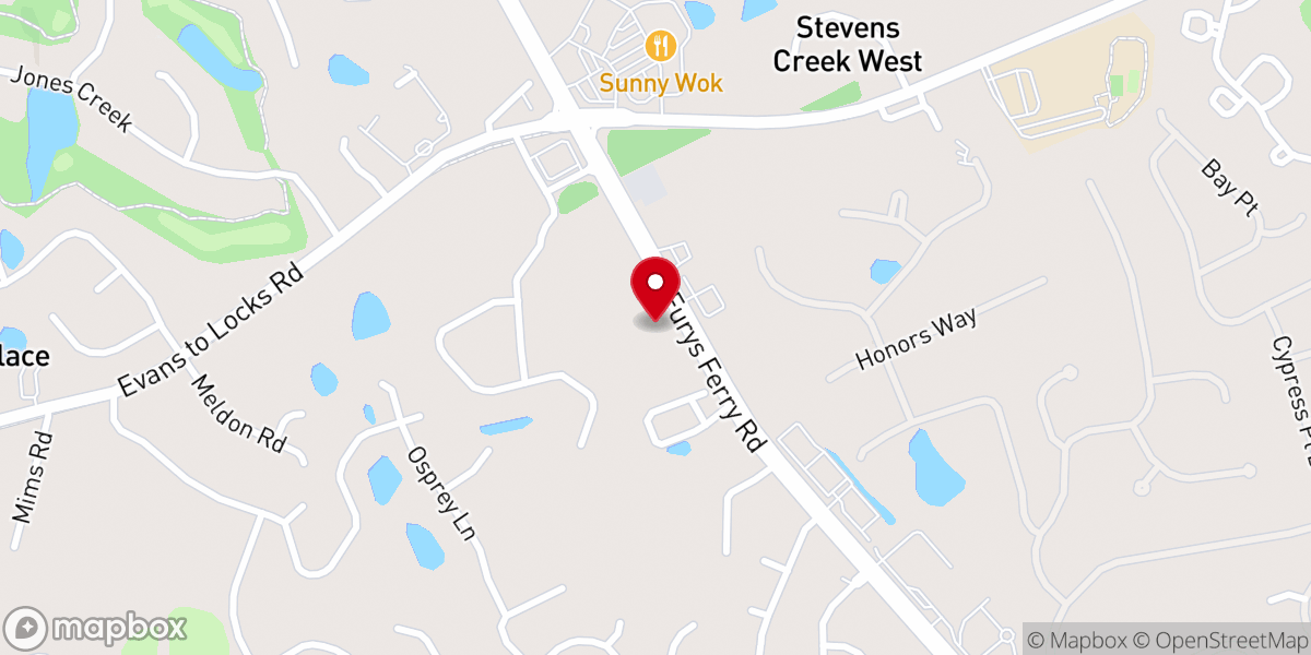 Map showing location of St. Augustine Coptic Orthodox Church