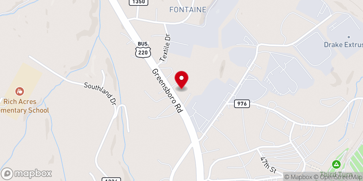 Map showing location of Cross Point Church