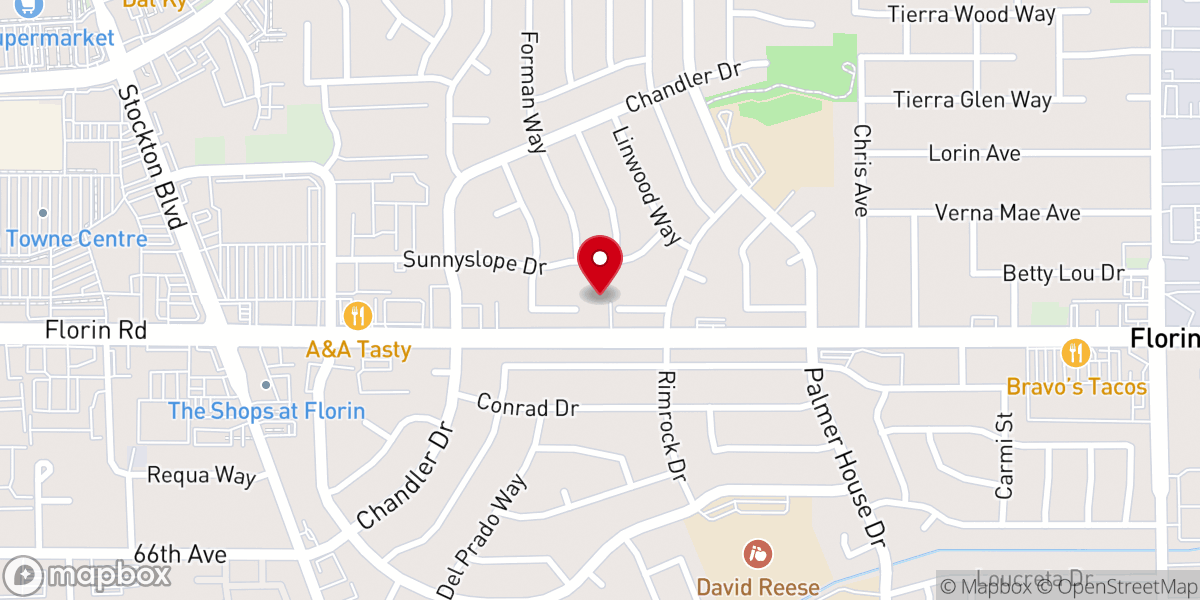 Map showing location of St. Andrew Ukrainian Catholic Church