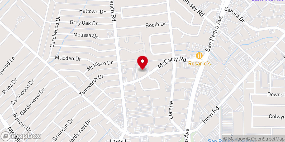 Map showing location of St. Demiana Coptic Orthodox Church