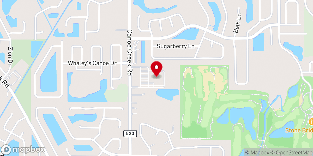 Map showing location of Cornerstone Family Church