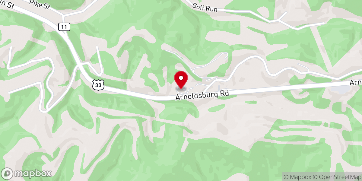 Map showing location of Faith Baptist Church