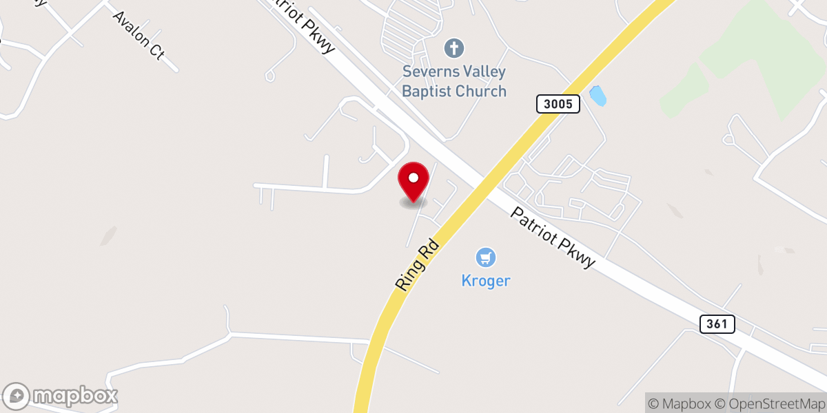 Map showing location of Cornerstone Church of God