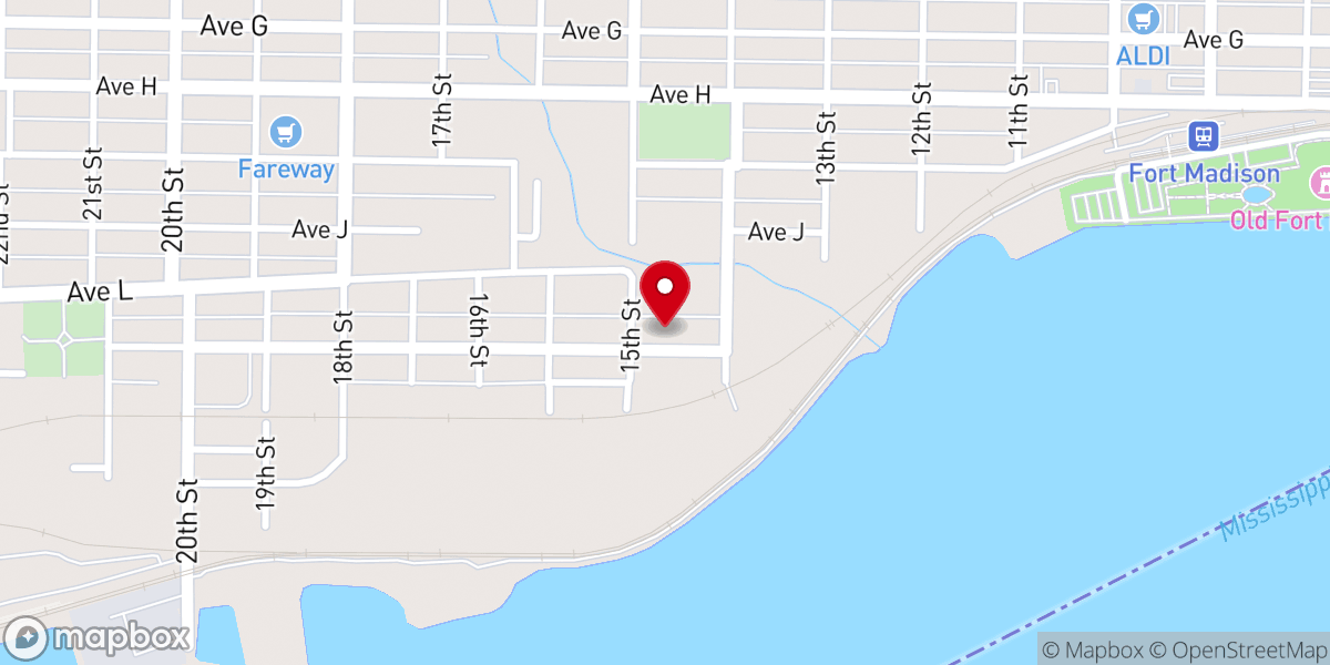 Map showing location of Our Surrendered Lives Ministries Inc