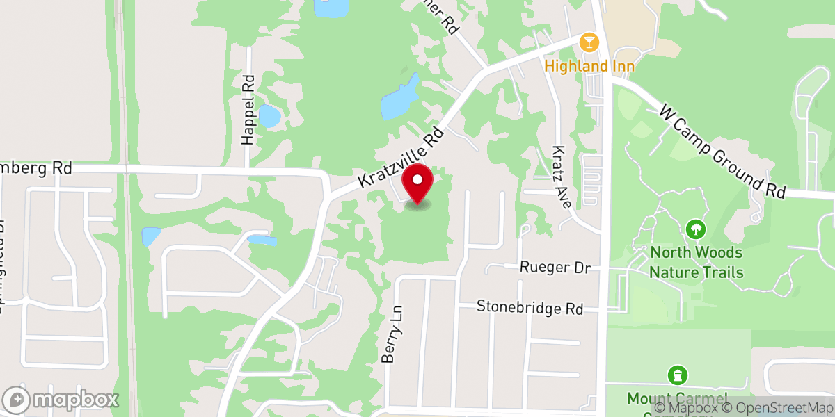 Map showing location of Salem United Methodist Church