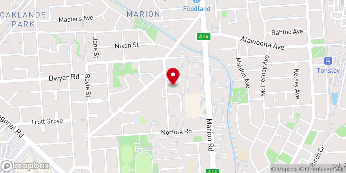 Map showing location of GPdI Philadelphia Adelaide