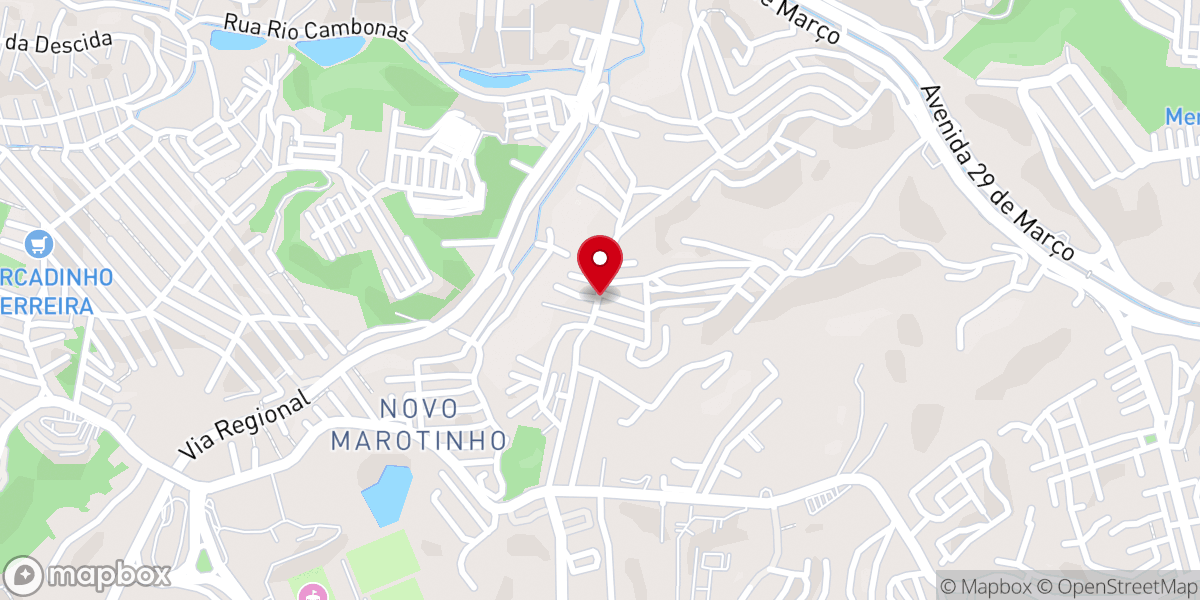 Map showing location of Igreja Pentecostal Unida Do Brasil
