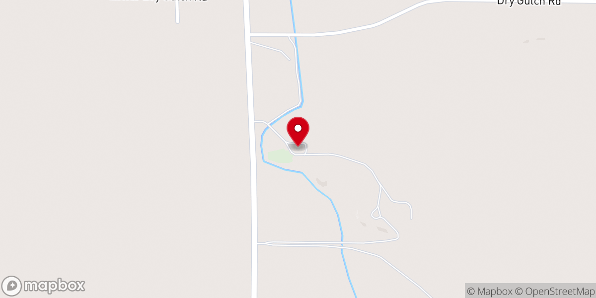 Map showing location of Old Canton Church