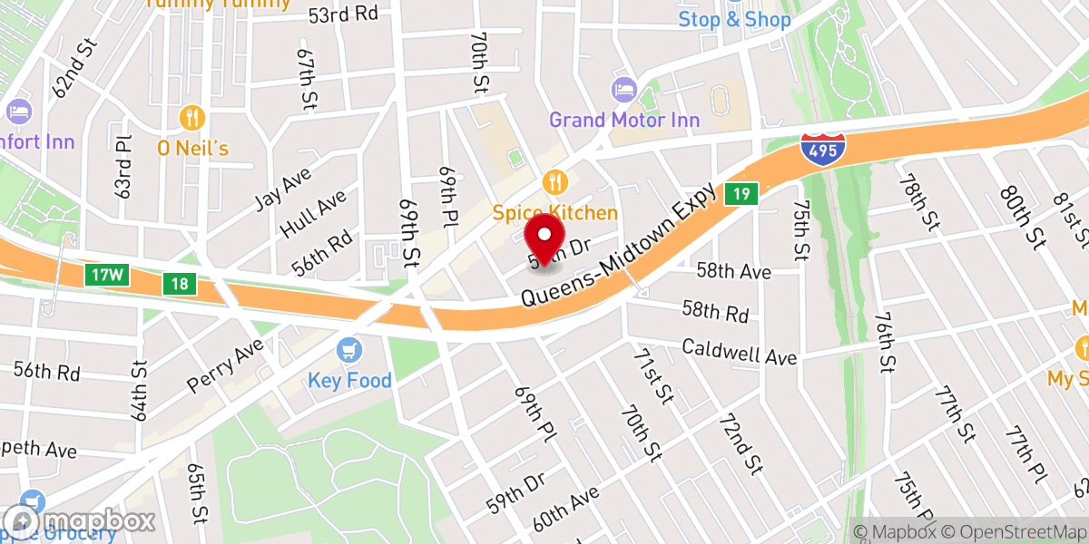 Map showing location of Christ Is the Answer Ministries