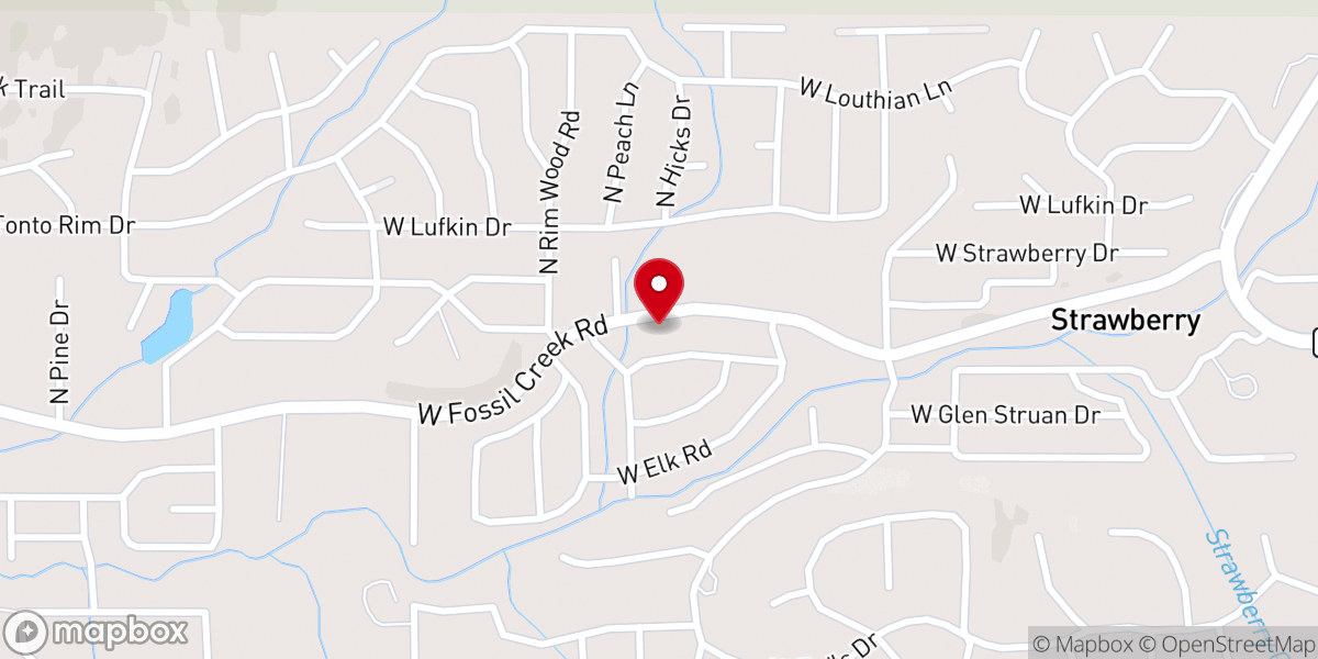 Map showing location of Strawberry Chapel In the Pines