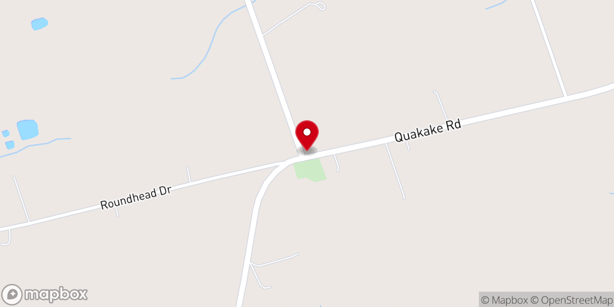 Map showing location of St. Matthews Church