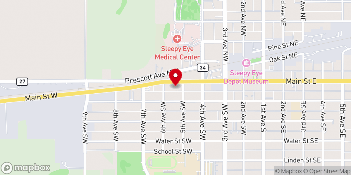 Map showing location of Templo Horeb