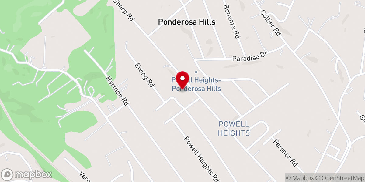 Map showing location of Redemption Life Church
