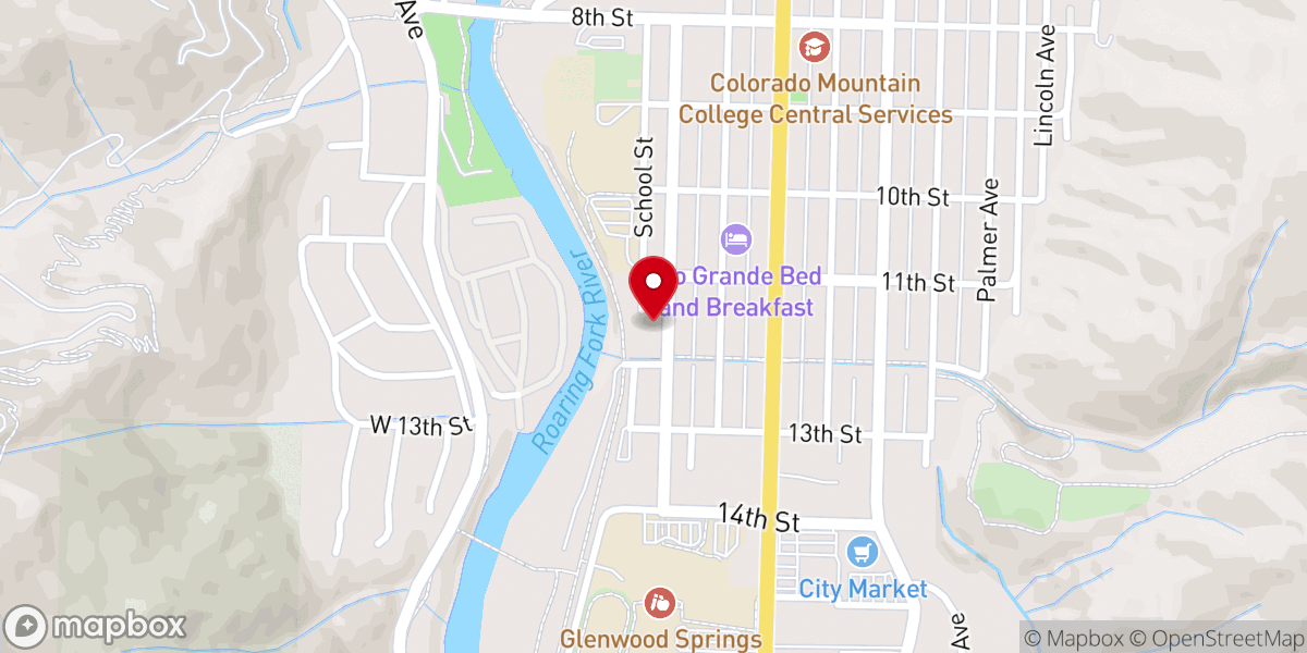 Map showing location of Summit Bound Church