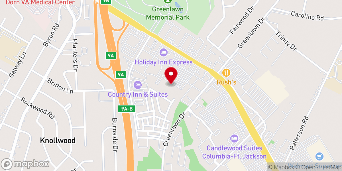 Map showing location of Iglesia Caminando con Jesús