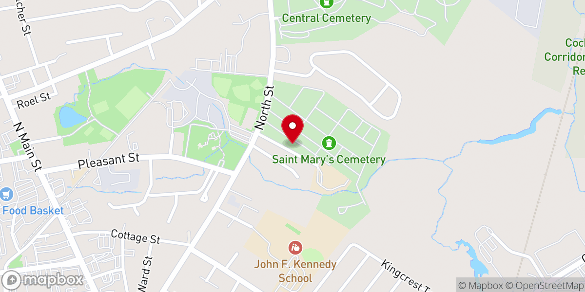 Map showing location of Saint Mary Parish