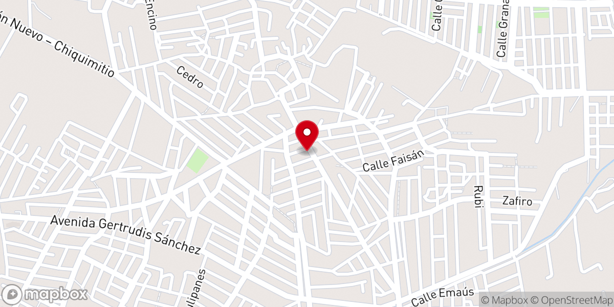 Map showing location of Iglesia Cristiana Evangélica Casa de reconciliación familiar