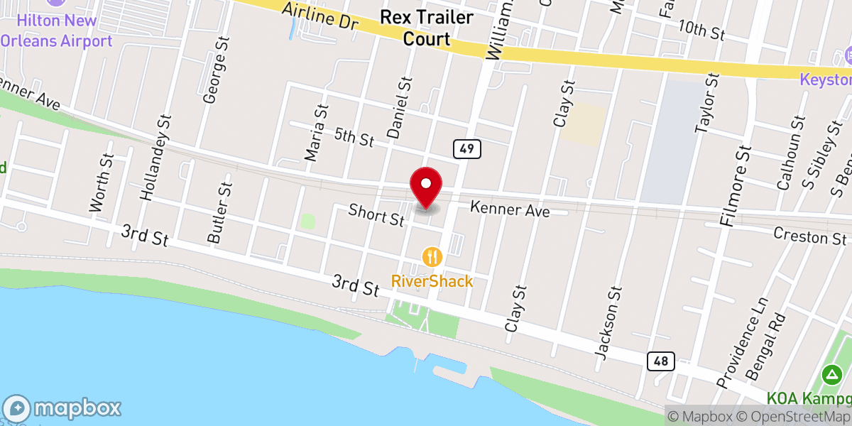 Map showing location of Our Lady of Perpetual Help Catholic Church